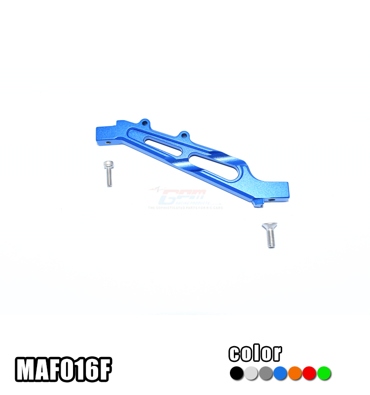ALLOY FRONT CHASSIS BRACE MAF016F for ARRMA 1/7 INFRACTION 6S BLX ALL-ROAD ARA109001, 1/7 LIMITLESS ALL-ROAD SPEED BASH